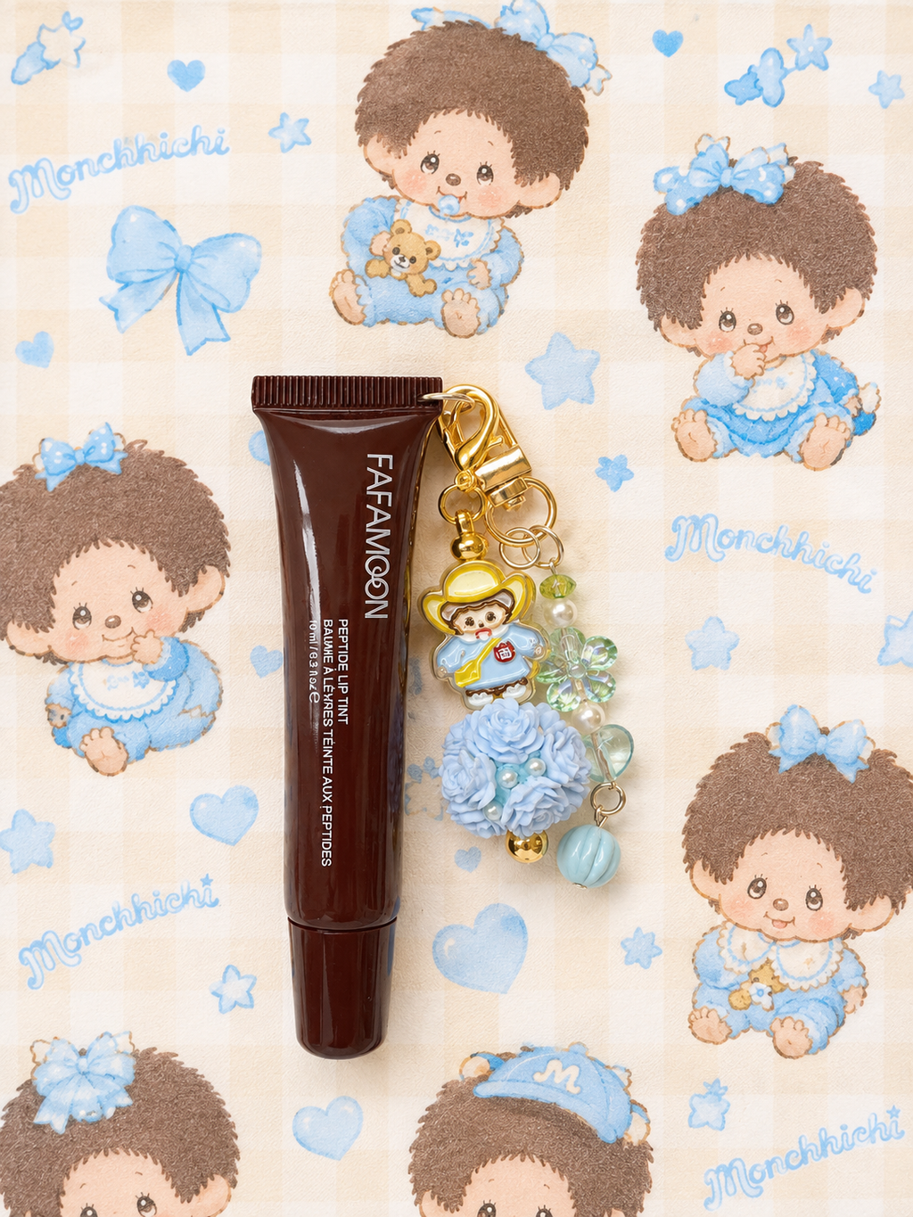 Keychain Lipgloss - Monchhichi Theme