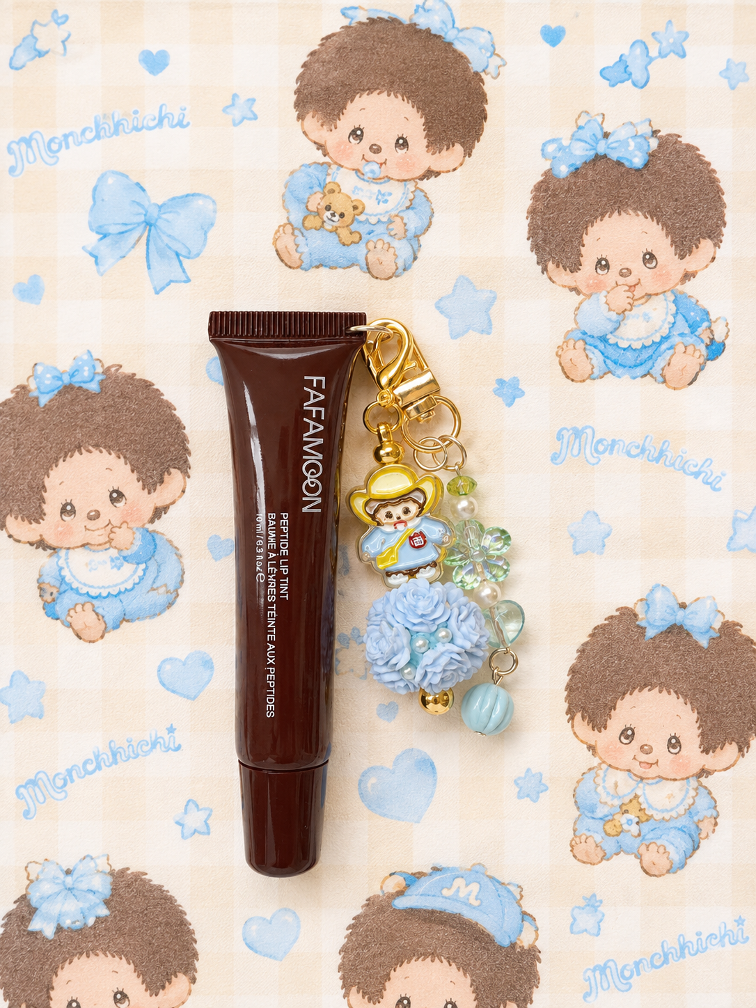 Keychain Lipgloss - Monchhichi Theme