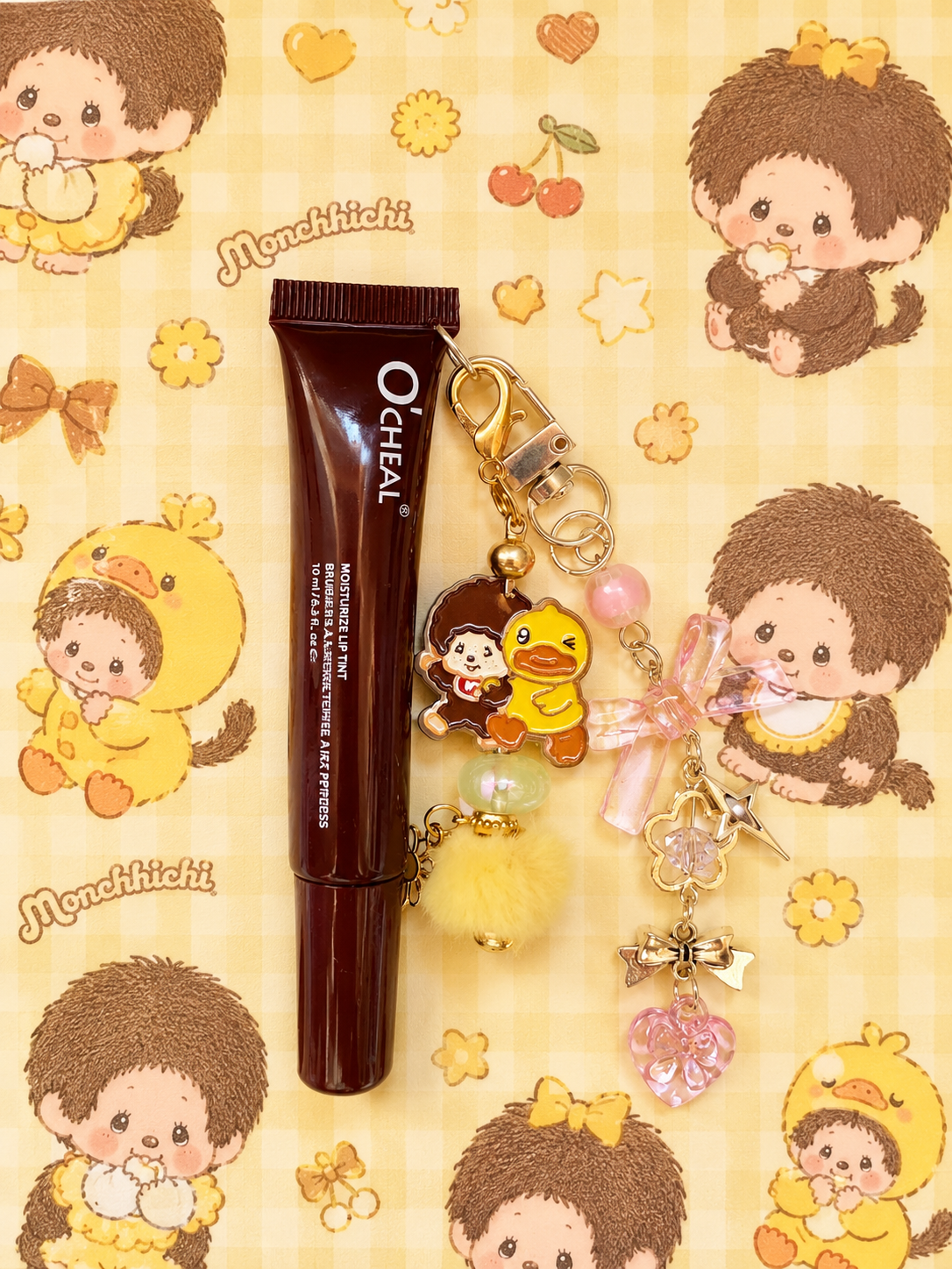 Keychain Lipgloss - Monchhichi Theme